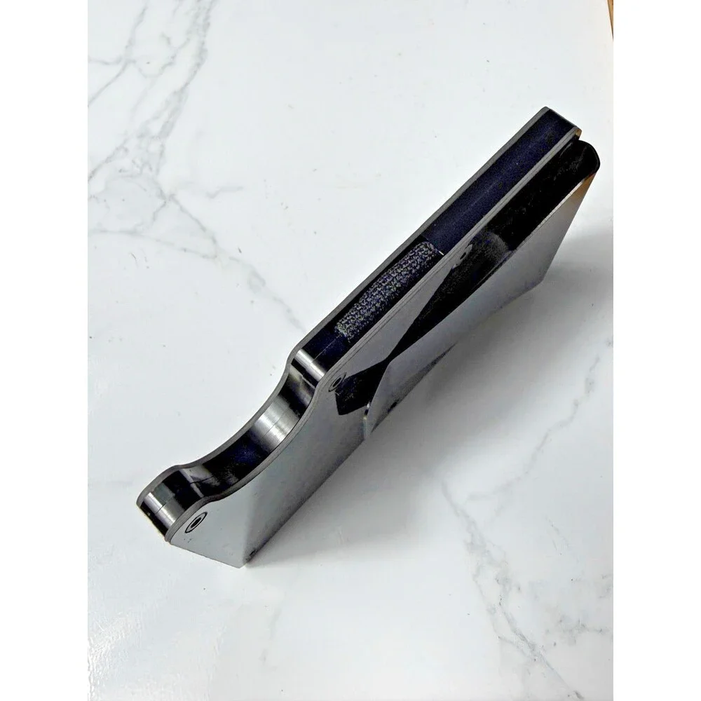 Mens RFID Blocking Slim Money Clip Carbon Fiber Wallet ID Credit Card Holder New